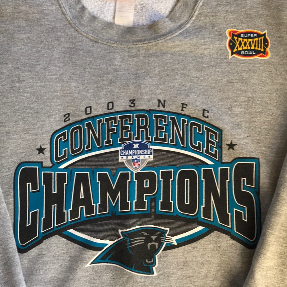 Official Vintage NFL Conference sweatshirt size L - Picture 2 of 3